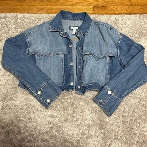 Women’s Denim Cropped Jacket S